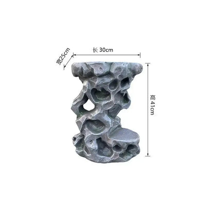 Modern minimalist green ceramic bonsai tree living room decor