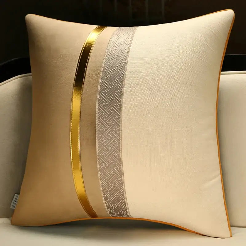 Chinese style red & golden yellow decorative pillow cover living room