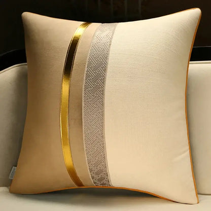 Chinese style red & golden yellow decorative pillow cover living room