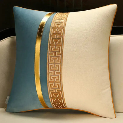 Chinese style red & golden yellow decorative pillow cover living room