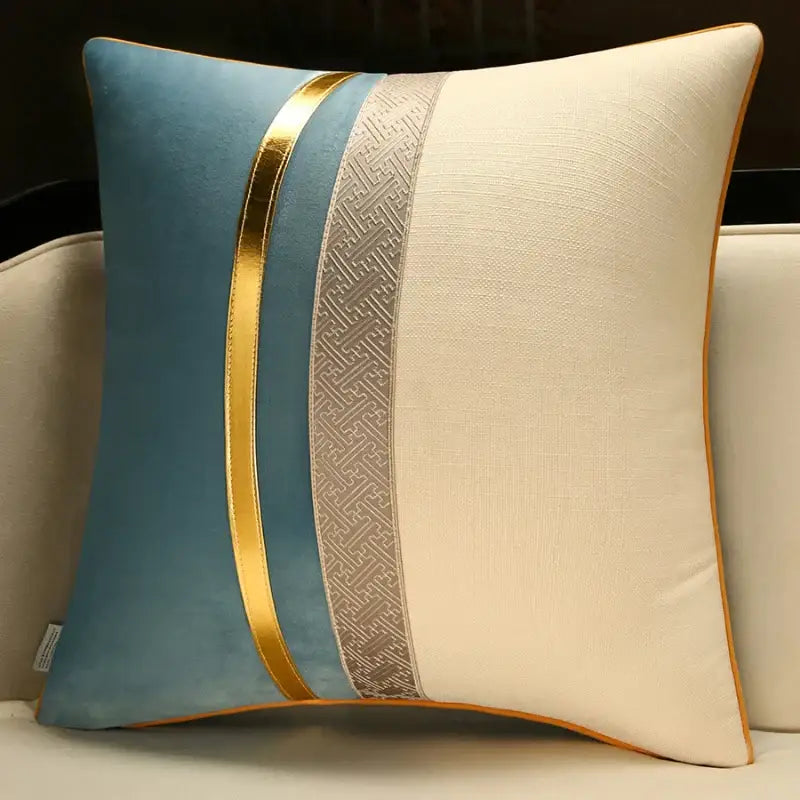 Chinese style red & golden yellow decorative pillow cover living room