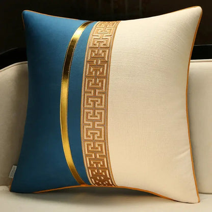 Chinese style red & golden yellow decorative pillow cover living room