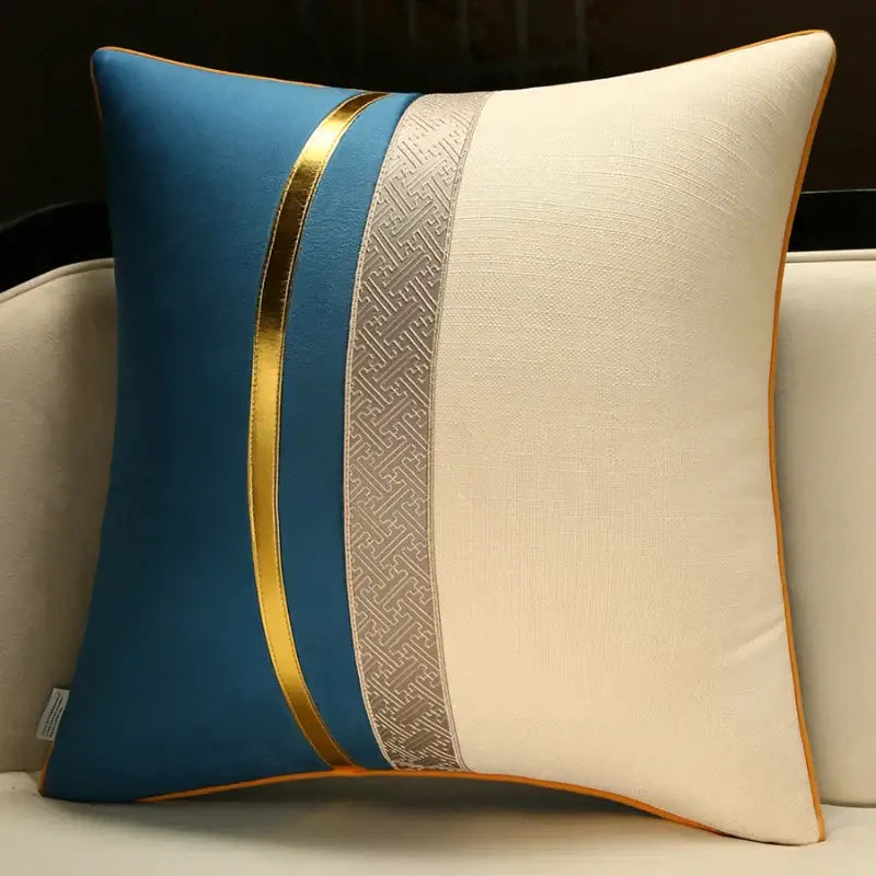 Chinese style red & golden yellow decorative pillow cover living room