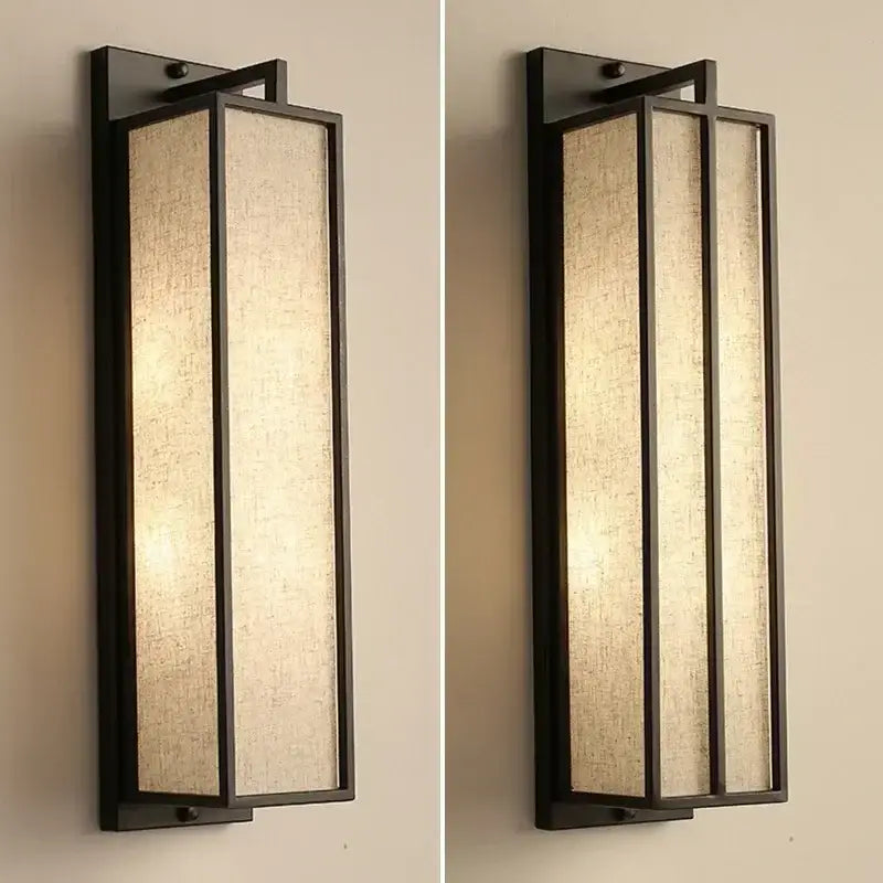 chinese style iron wall lamp bedroom gold glass sconce