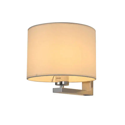 Chinese style silver & black wall lamp with warm cloth cover bedroom