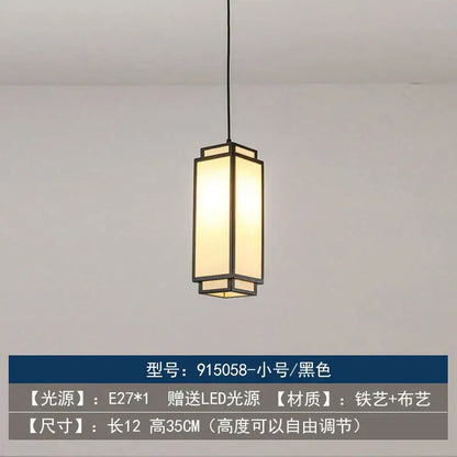 chinoiserie retro 4 light black chandelier dining room