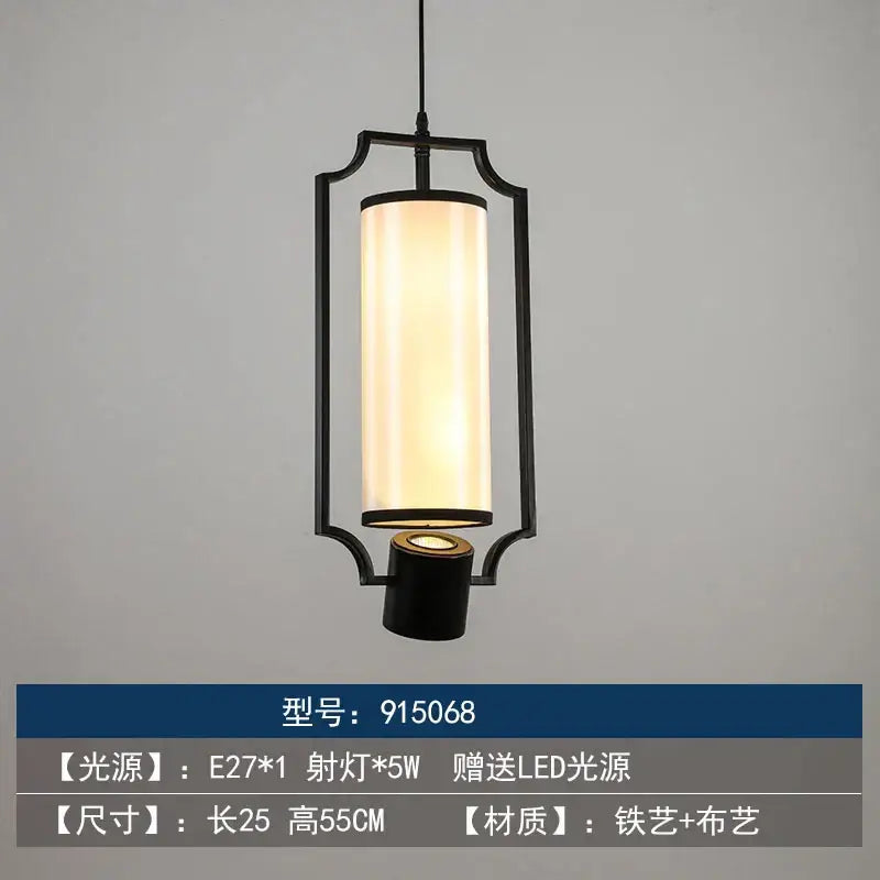 chinoiserie retro 4 light black chandelier dining room