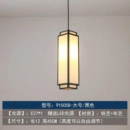 chinoiserie retro 4 light black chandelier dining room