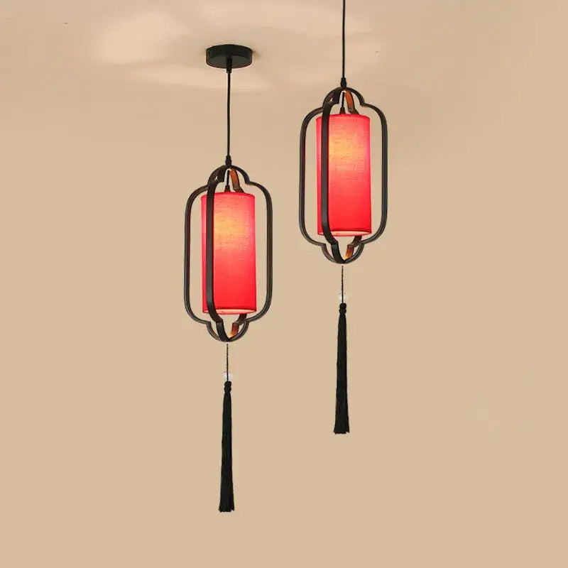 chinoiserie retro 4 light black chandelier dining room