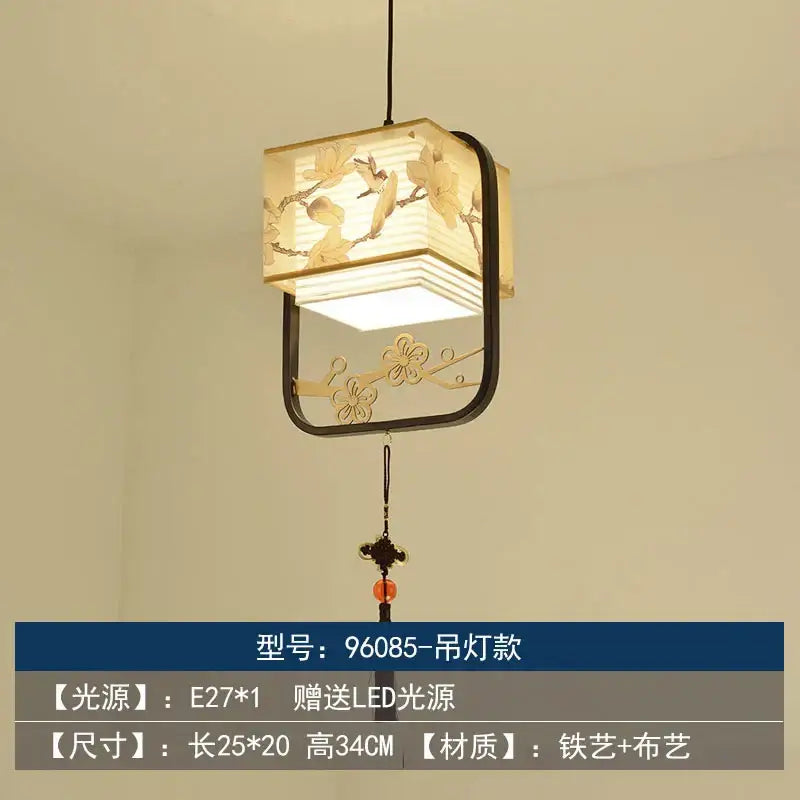 chinoiserie retro 4 light black chandelier dining room