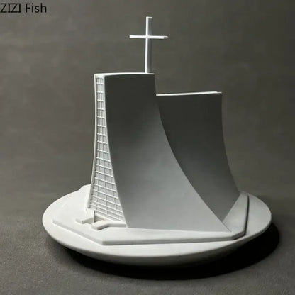 Modern luce christian church gypsum ornaments living room decor