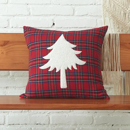 Festive cartoon letter embroidered pillow cover living room decor