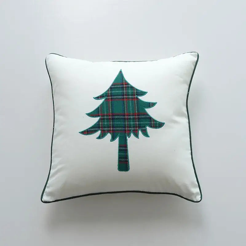 Festive cartoon letter embroidered pillow cover living room decor