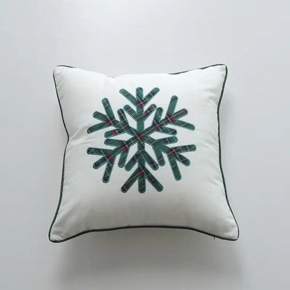 Festive cartoon letter embroidered pillow cover living room decor