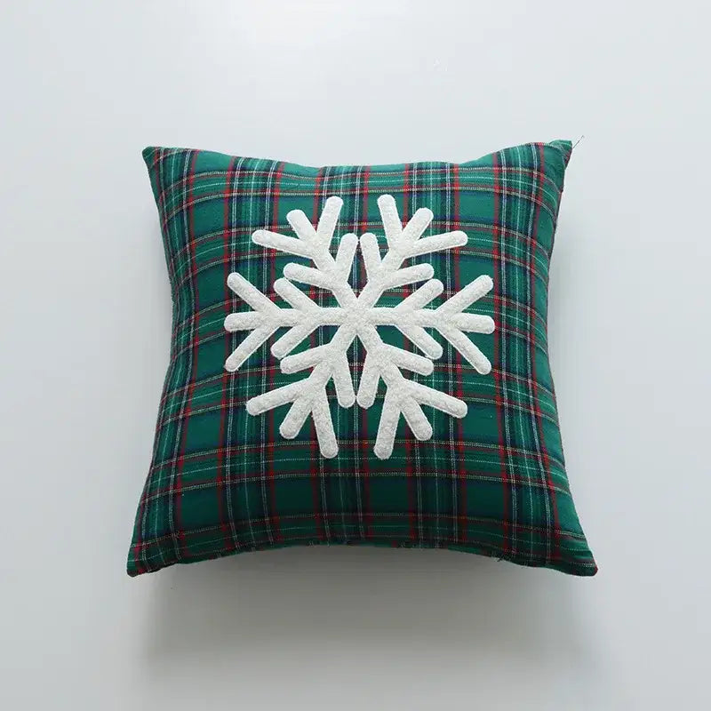 Festive cartoon letter embroidered pillow cover living room decor