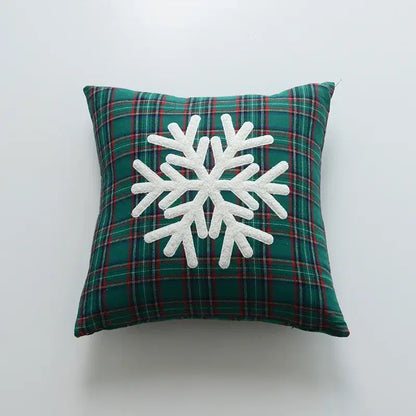 Festive cartoon letter embroidered pillow cover living room decor