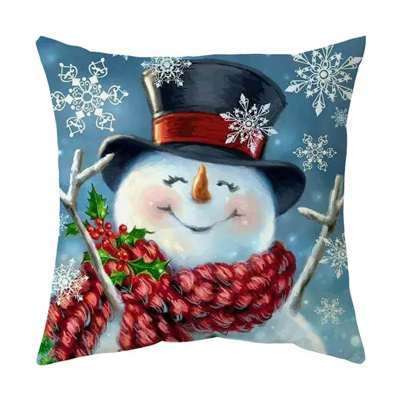 Vintage festive christmas cushion cover set living room decor