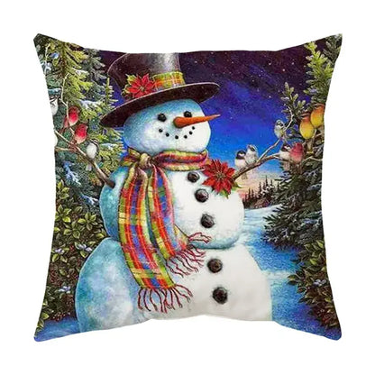 Vintage festive christmas cushion cover set living room decor