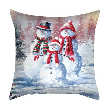 Vintage festive christmas cushion cover set living room decor