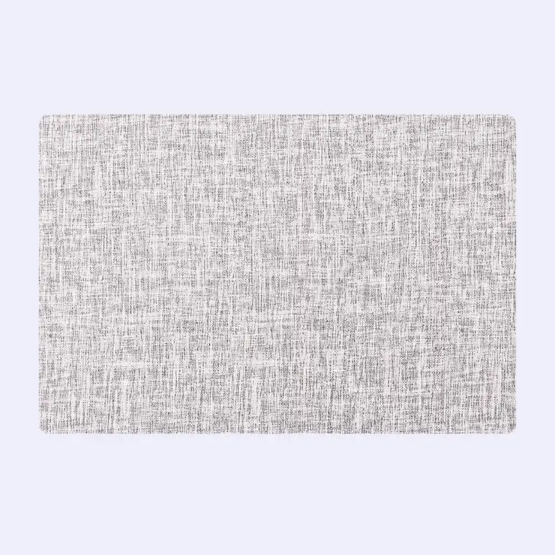 Elegant beige scalloped linen christmas decor placemat dining room