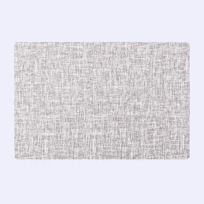 Elegant beige scalloped linen christmas decor placemat dining room