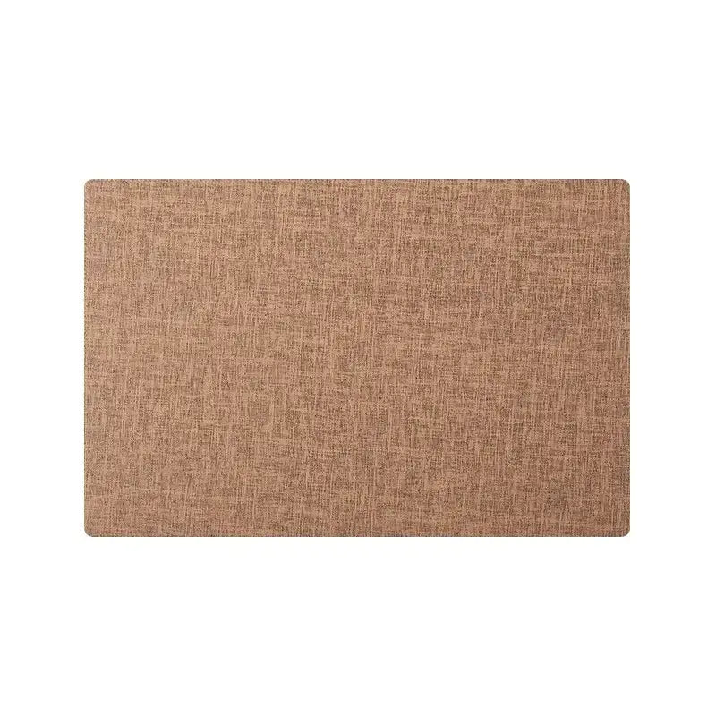 Elegant beige scalloped linen christmas decor placemat dining room