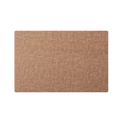 Elegant beige scalloped linen christmas decor placemat dining room