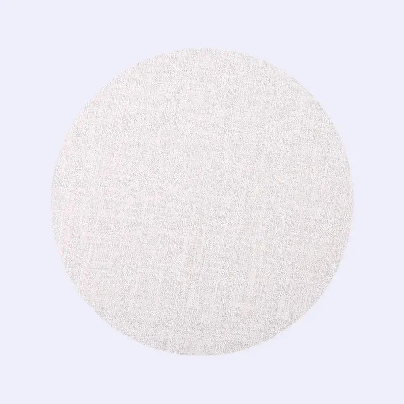 Elegant beige scalloped linen christmas decor placemat dining room