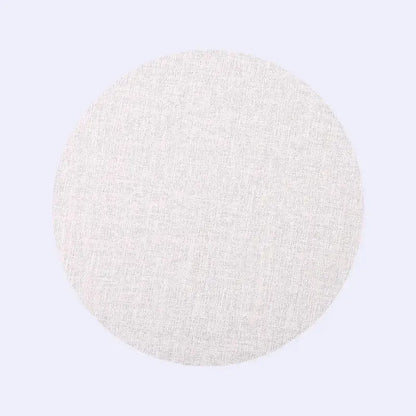 Elegant beige scalloped linen christmas decor placemat dining room
