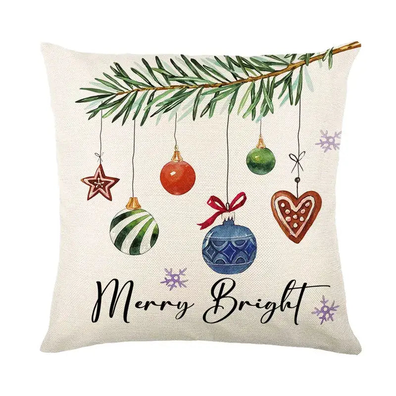 christmas pillowcase collection – living room festive decor