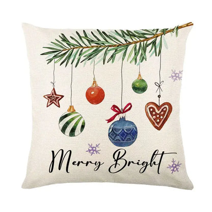 christmas pillowcase collection – living room festive decor