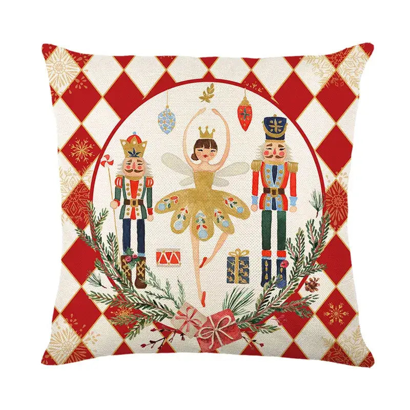 christmas pillowcase collection – living room festive decor