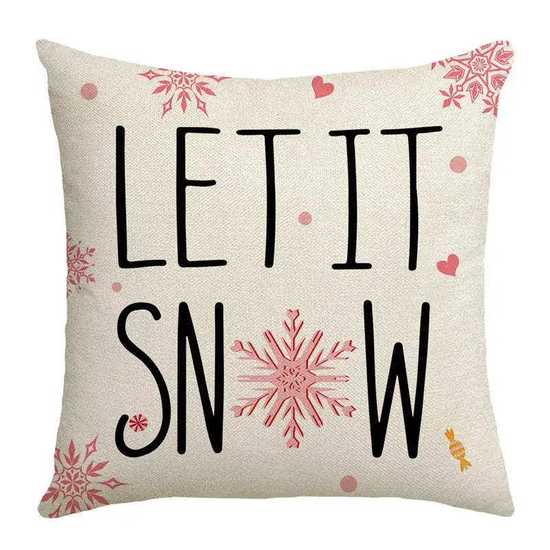 christmas pillowcase collection – living room festive decor