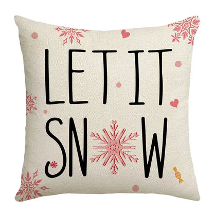 christmas pillowcase collection – living room festive decor