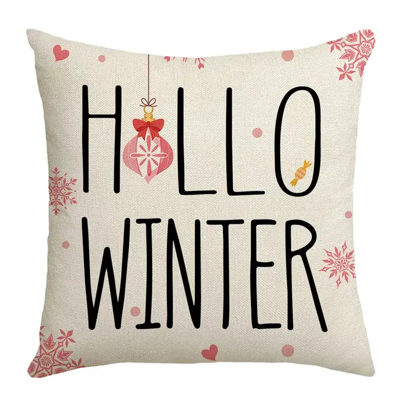 christmas pillowcase collection – living room festive decor