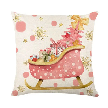 christmas pillowcase collection – living room festive decor