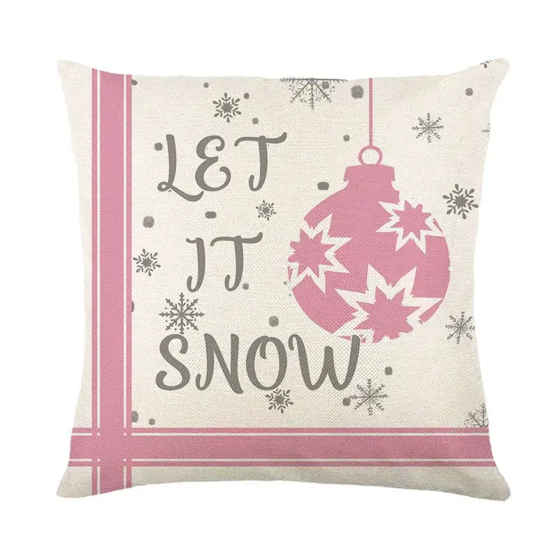 christmas pillowcase collection – living room festive decor