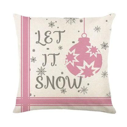 christmas pillowcase collection – living room festive decor