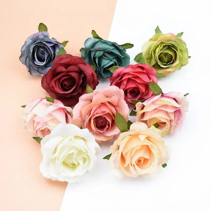 Pastel and deep rose arch wall garden wreath – living room decor
