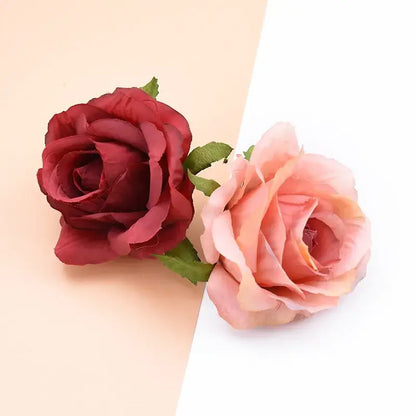 Pastel and deep rose arch wall garden wreath – living room decor