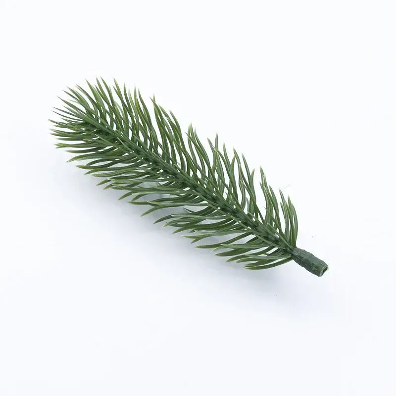Green artificial pine christmas tree wreath living room wire frame