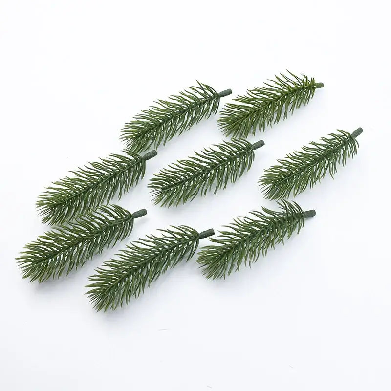 Green artificial pine christmas tree wreath living room wire frame