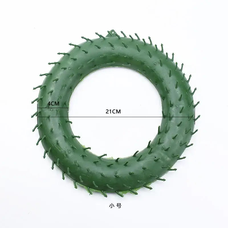Green plastic floral wreath forms for living room christmas tree decor