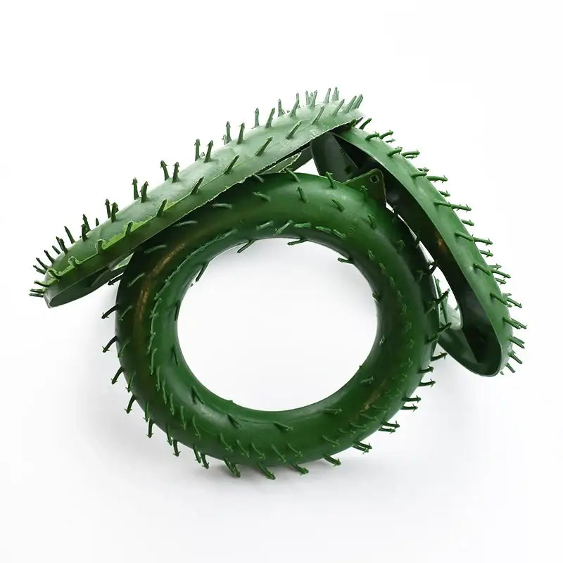 Green plastic floral wreath forms for living room christmas tree decor