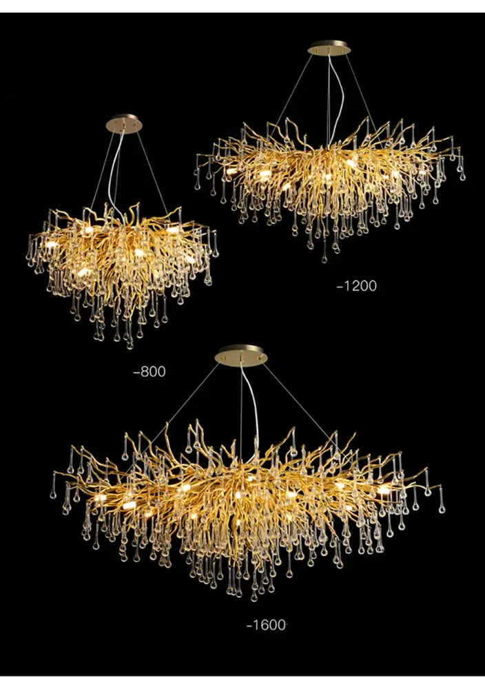 Modern chrome rectangular crystal chandelier dining room light fixture
