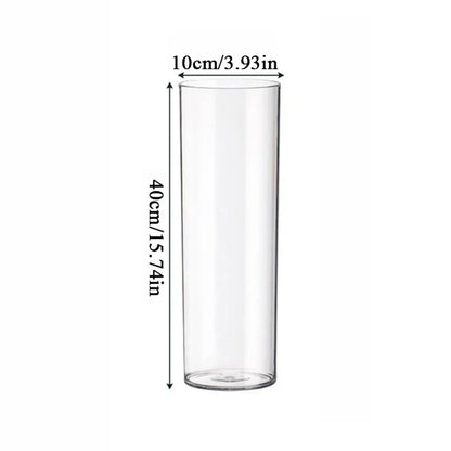 DecorBites™ Clear Acrylic Hurricane Flower Vase - Large Size
