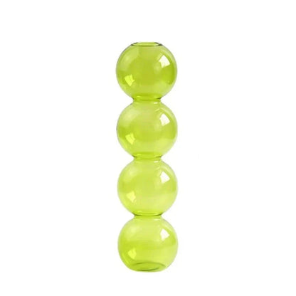DecorBites™ Clear Glass Bubble Vase for Home Decor