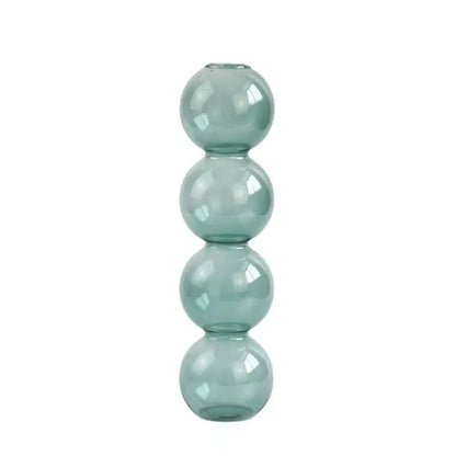 DecorBites™ Clear Glass Bubble Vase for Home Decor