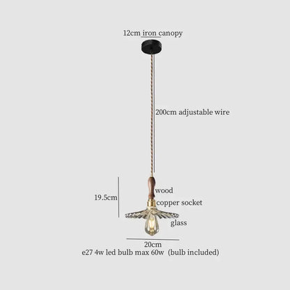 clear glass led pendant light brass pair for bedroom
