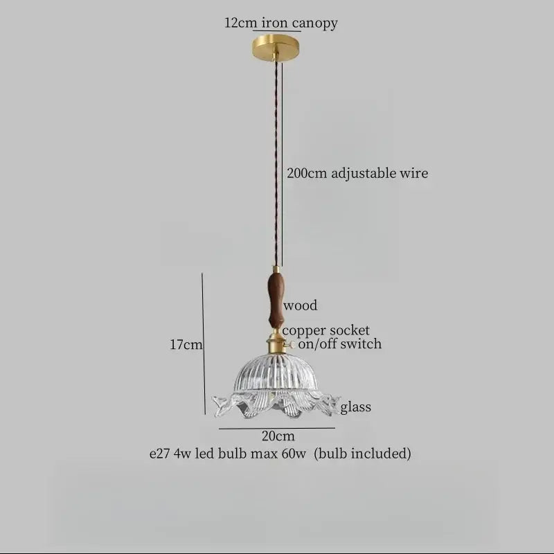 clear glass led pendant light brass pair for bedroom